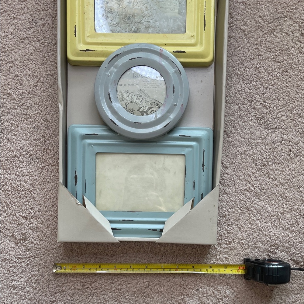 NEW Bell Maison Fashion Collage Vintage-Style Photo Frame Set - Picture 6 of 7